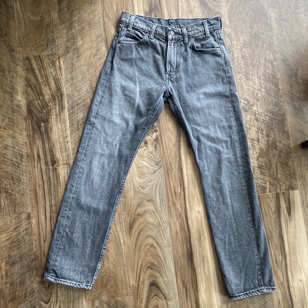 Levi’s 505 C | Women’s straight leg grey wash// 28